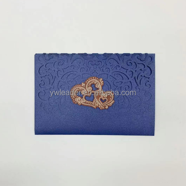 Wedding Supplies Custom Pop Up Luxury 3D Three-Dimensional Laser Cut Wedding Invitation Card