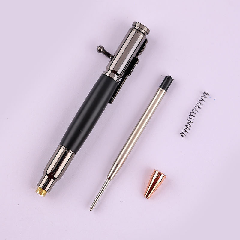 Manufacturer Bolt Action Metal Bullet Gun Pen With Cheap Price Ball Point Ballpoint