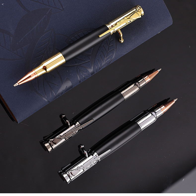 Manufacturer Bolt Action Metal Bullet Gun Pen With Cheap Price Ball Point Ballpoint