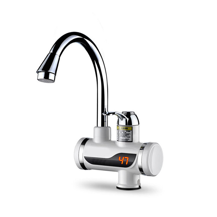 LED Display Electric Hot Water Faucet Instant Water Heating Tap Electric Heater Faucet