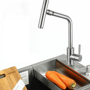 LETO Hot Sale 360 Swivel Tap Household Stainless Steel Faucet Kitchen Hot and Cold Faucet