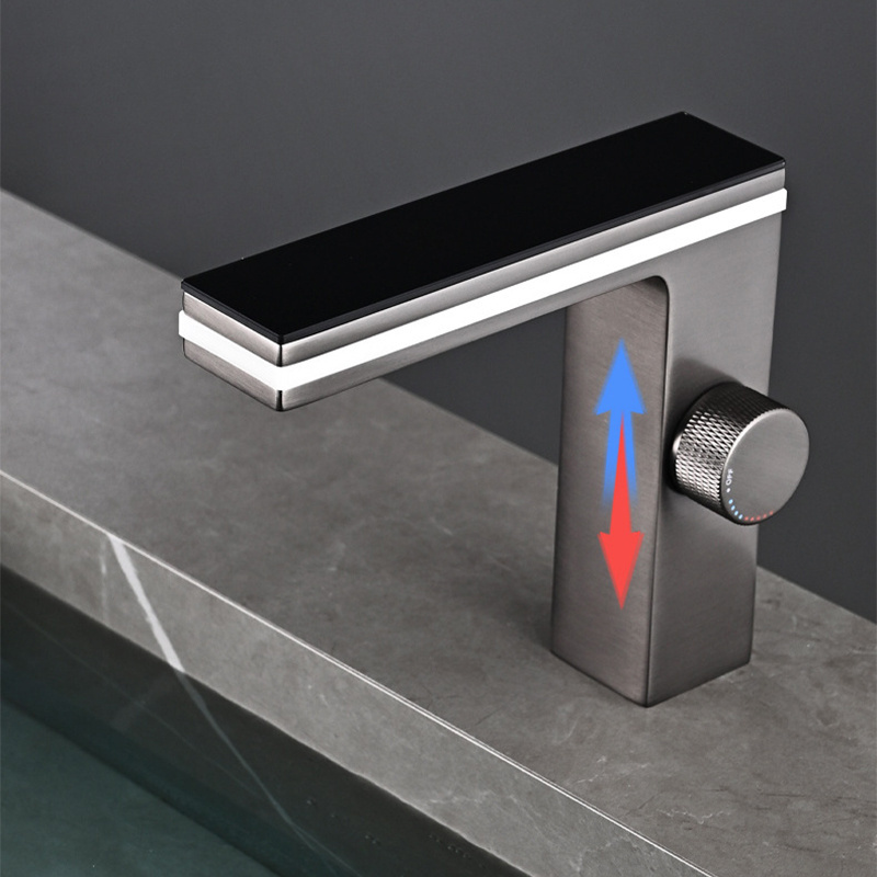 Hydroelectric Power Surround Atmosphere Lamp Led Digital Display Basin Faucet