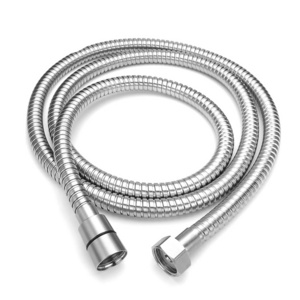 Supercharged Shower 1.5 m Explosion-proof Shower Hose Pipe Stainless Steel Double Copper Buckle Metal Hose