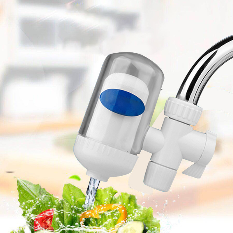 Household Kitchen Tap Water Filter With Ceramic Carbon Filter Cartridge Kitchen Faucet Mounted Water Purifier