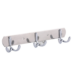 stainless steel metal clothes rack wall mounted hook wall mounted coat rack Robe Hook