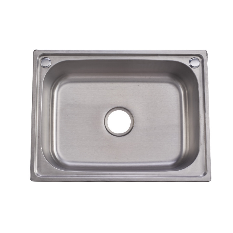 4835 Hot selling wide varieties single bowl free standing stainless steel custom size kitchen sink