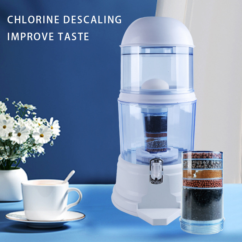 All-In-One Machine Tap Water Direct Drinking Household Net Bucket Double Ultrafiltration Activated Carbon Filter Water Dispenser