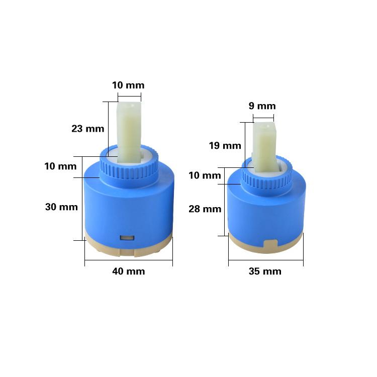 Faucet Hot And Cold 40Mm Ceramic Valve Core Mixing Valve Core Accessories Faucet Ceramic Cartridge