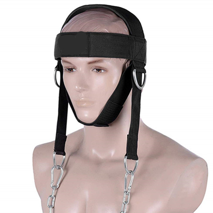 LXY-N099 Weight Lifting Neck Training Head Harness Exercise With Chain Belt