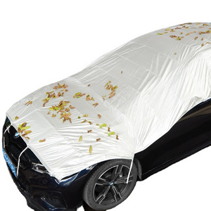 Auto retractable Outdoor Waterproof Custom silver Wholesale High quality Sun protection car cover for ice and snow covers winter