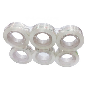 super clear BOPP stationery tape transparent box packing stationery adhesive tape