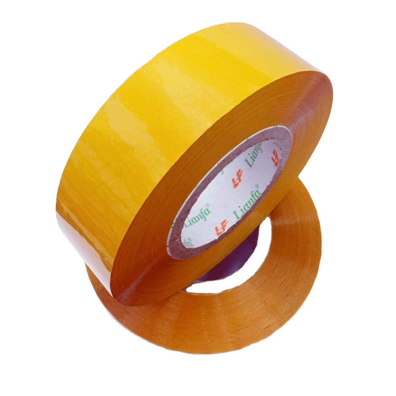 Yemen hot sale yellow bopp adhesive tape high quality carton packing tan adhesive tape box wrapping tape