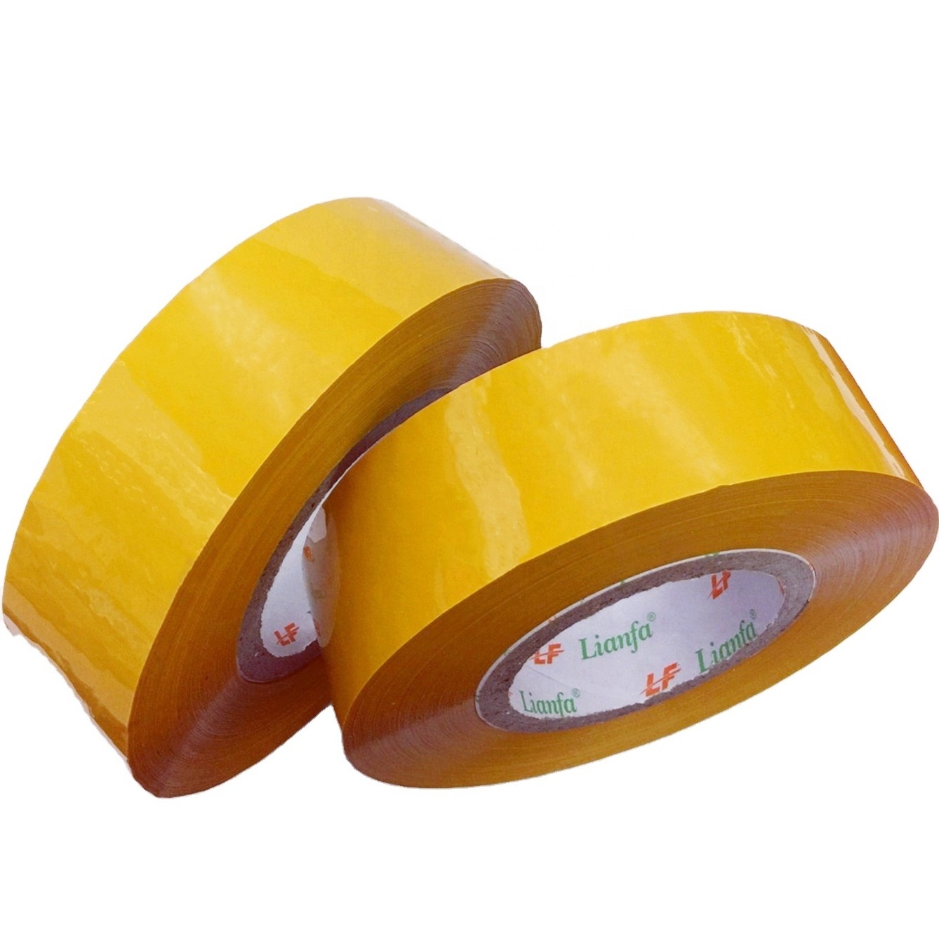 Yemen hot sale yellow bopp adhesive tape high quality carton packing tan adhesive tape box wrapping tape