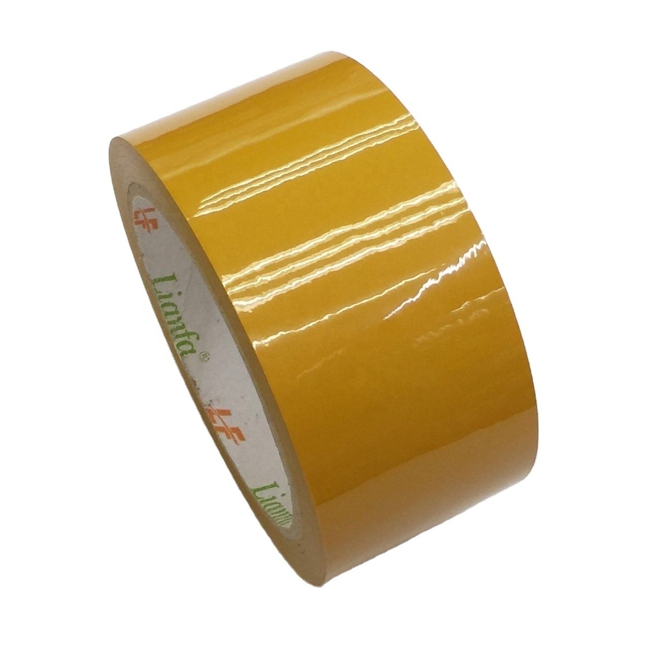 Yemen hot sale yellow bopp adhesive tape high quality carton packing tan adhesive tape box wrapping tape