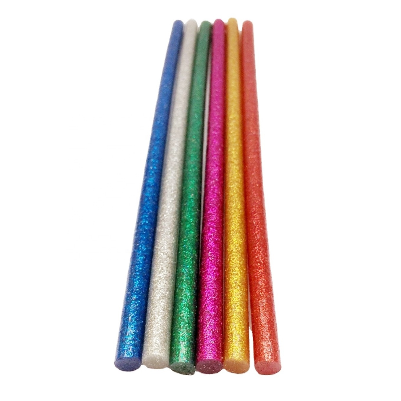 envelope sealing use glitter silicone glue stick 7mm high quality glitter glue stick decoration use hotmelt glue stick