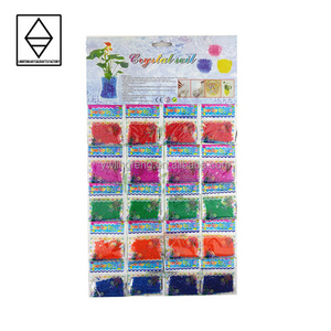 LF-101-20 linkfun 2.5-3.0mm hydro culture soil rainbow clay colorful crystal soil mud 3d glow water beads