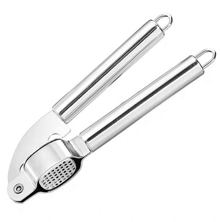 Creative Home Kitchen Gadgets Garlic Press Stainless Steel Vegetable Pepper Handheld Ginger Crushing Tool Garlic Presses