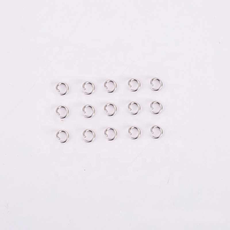 wholesale 3-12mm Stainless Steel Jump Rings round Rings Connectors For Diy Jewelry Making