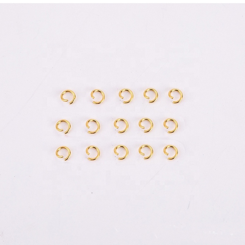 wholesale 3-12mm Stainless Steel Jump Rings round Rings Connectors For Diy Jewelry Making