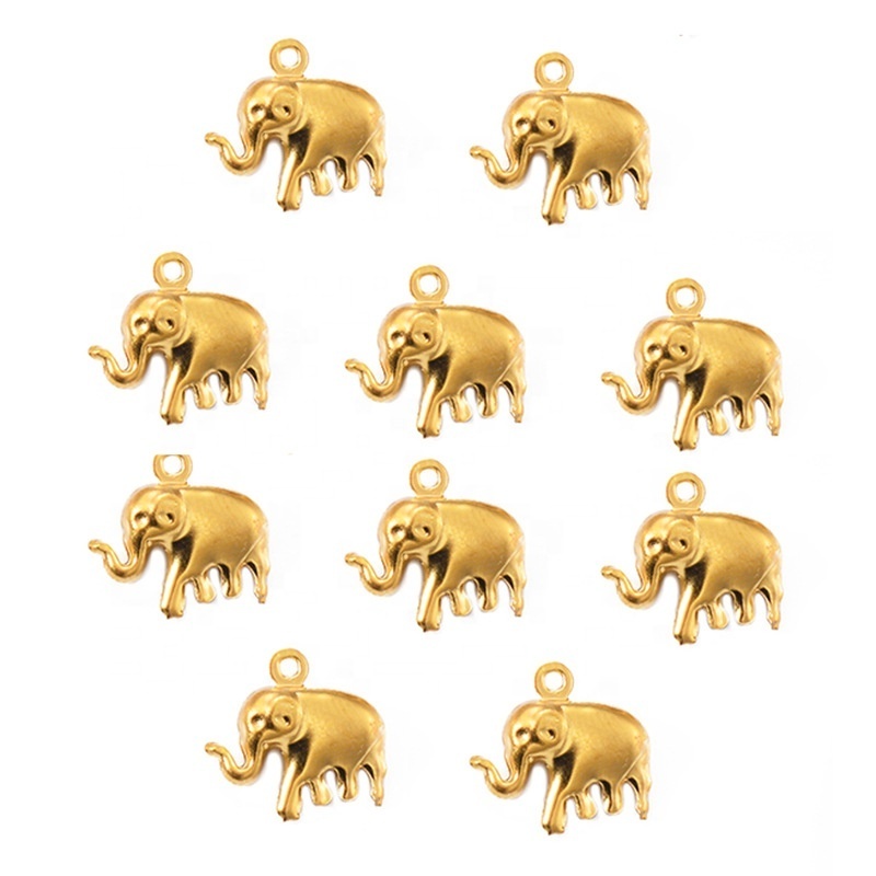 Stainless Steel metal sea animal horse elephant pendants Charms Pendants for DIY pendant Jewelry Making