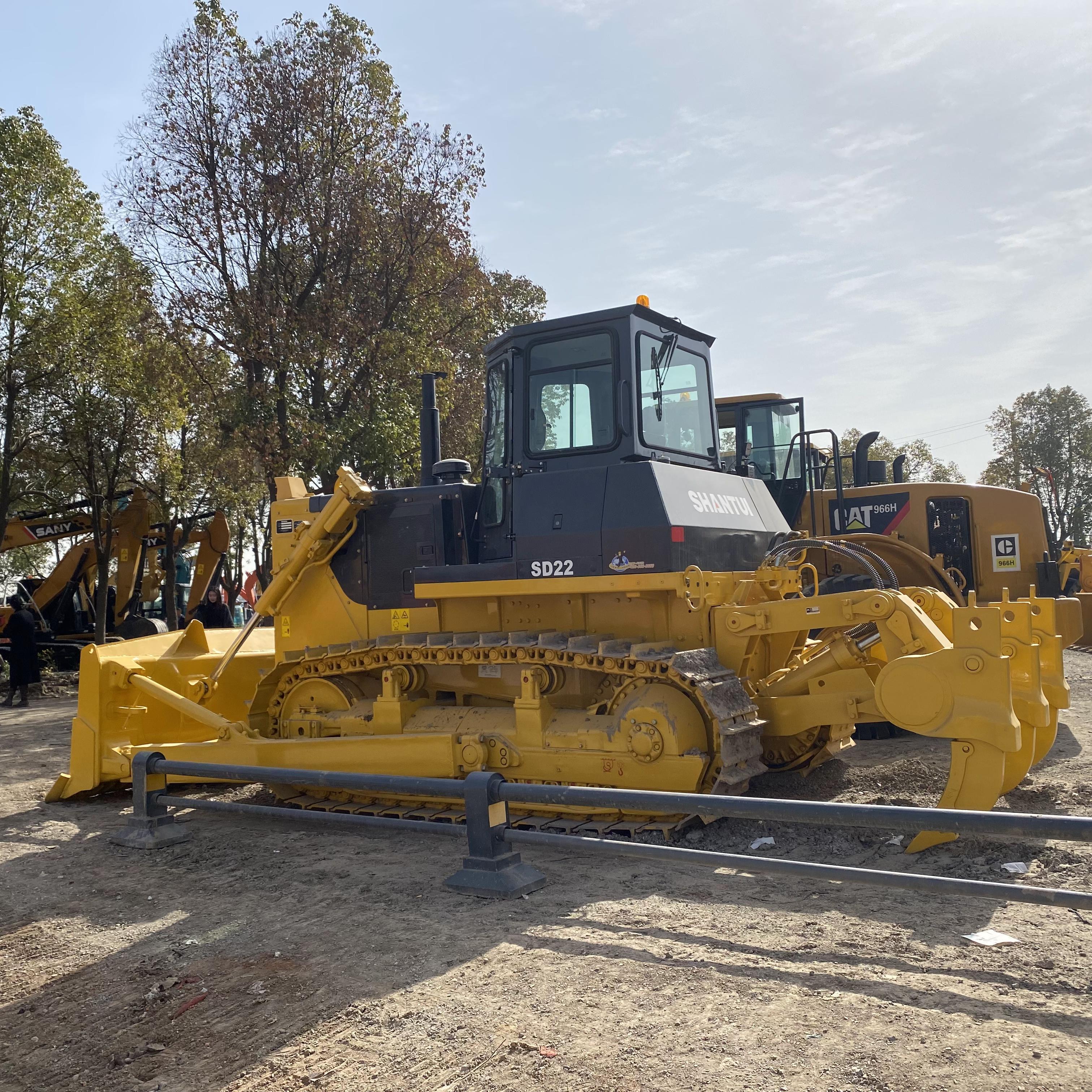 Second-hand bulldozers SHANTUI SD22 Original China High Quality Used bulldozers for Bulldozing on cheap sale Free spare parts