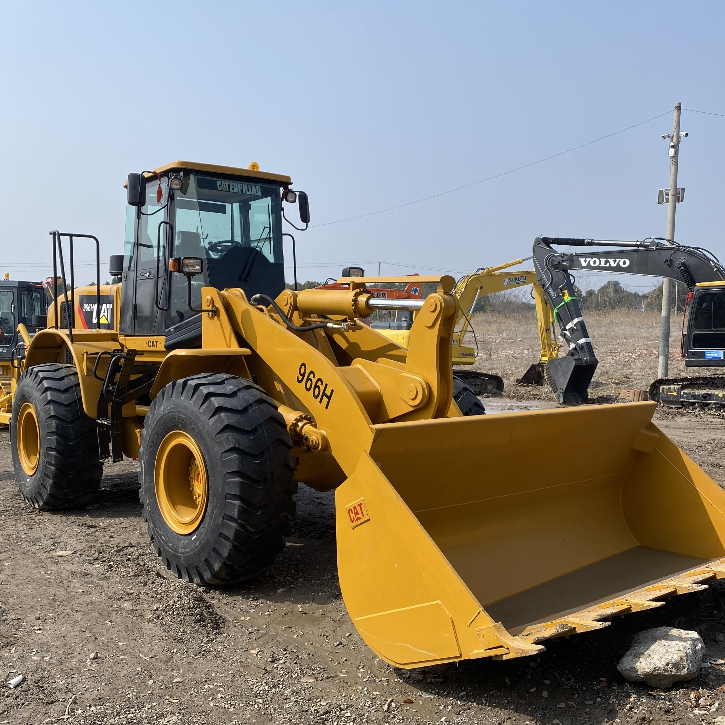 Gold Supplier Caterpillar quality CAT966H with original parts CAT 966H used large wheel skid steer loaders second-hand machinery