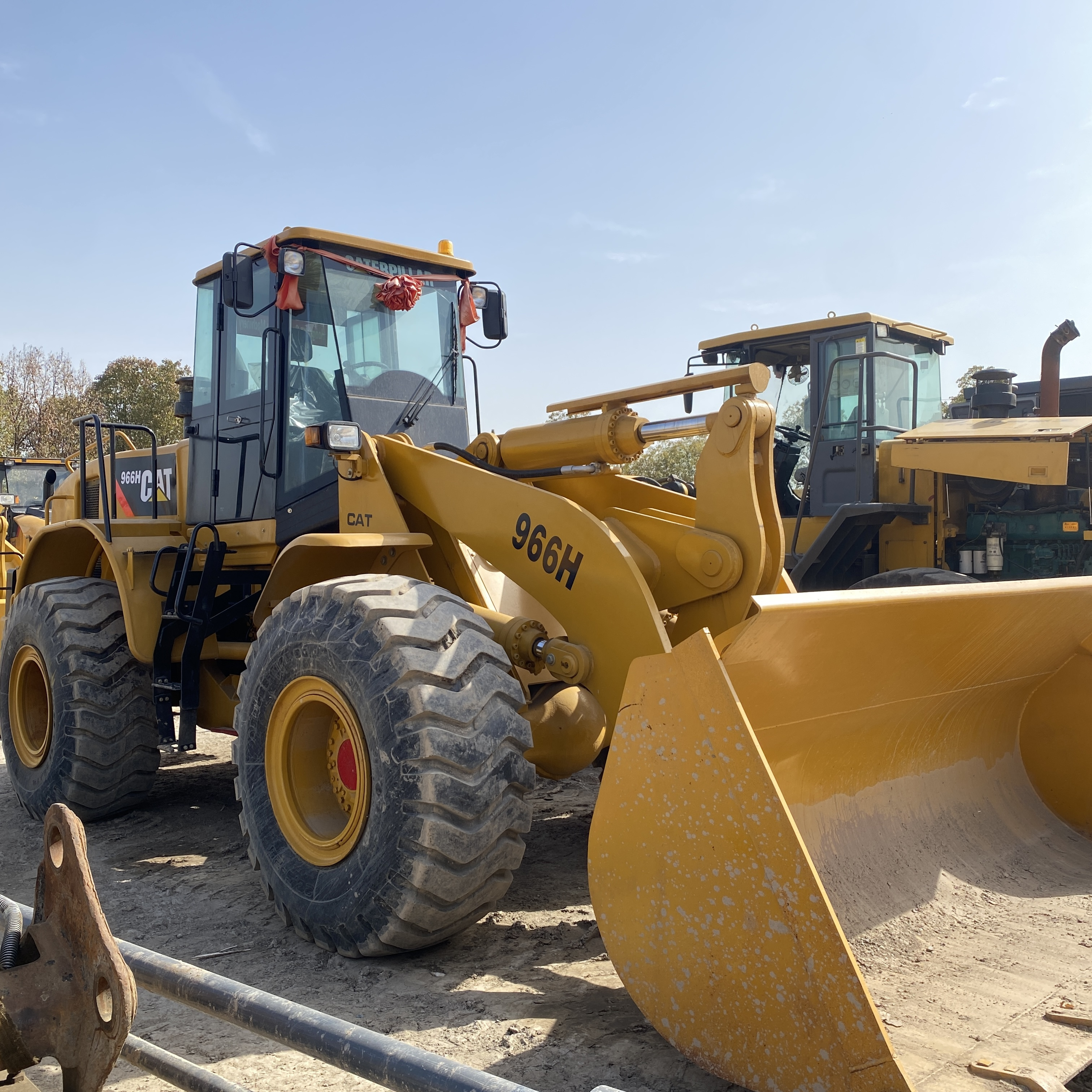 Caterpillar quality CAT966H used CAT 966H used large wheel skid steer loaders construction machinery