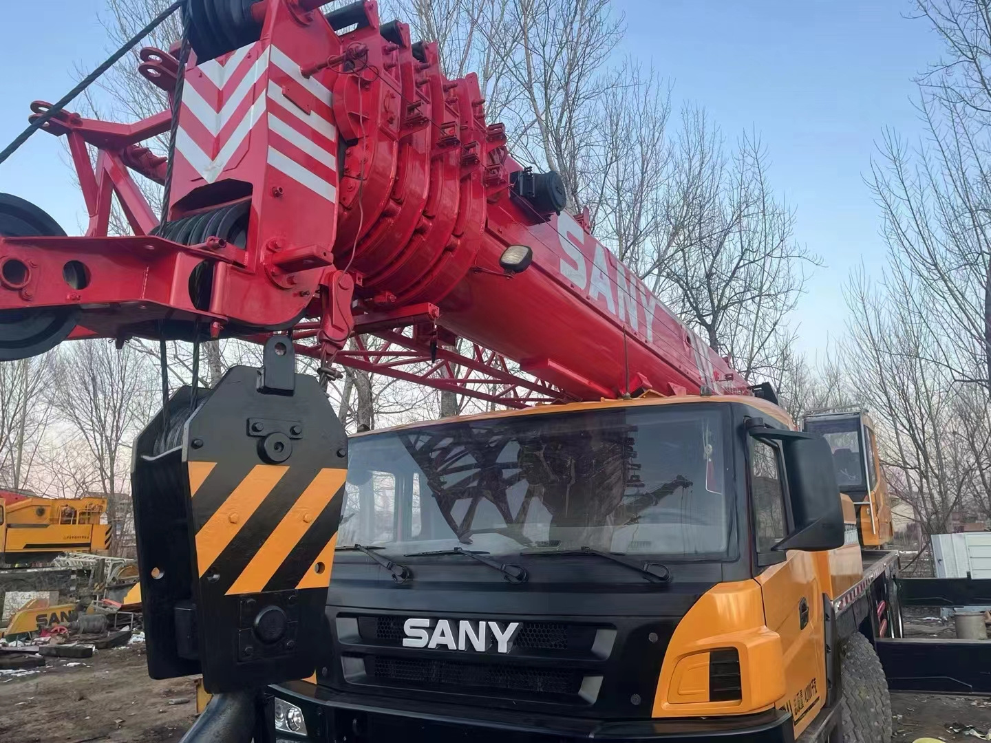 Sany 50 ton Truck Mounted Crane, High Performance Sany STC500 pick-up knuckle boom mounted crane truck