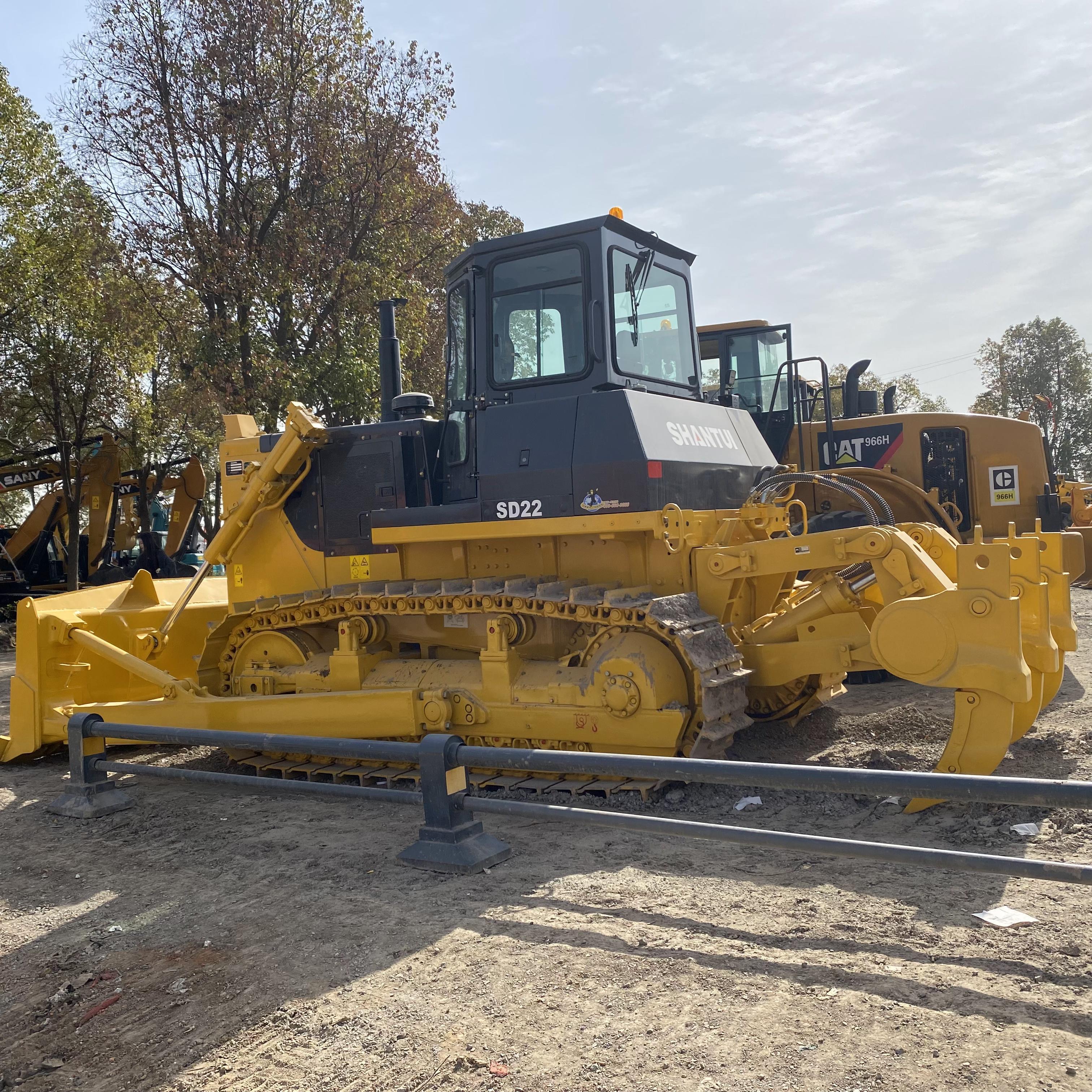 Second-hand bulldozers SHANTUI SD22 Original China High Quality Used bulldozers for Bulldozing on cheap sale Free spare parts