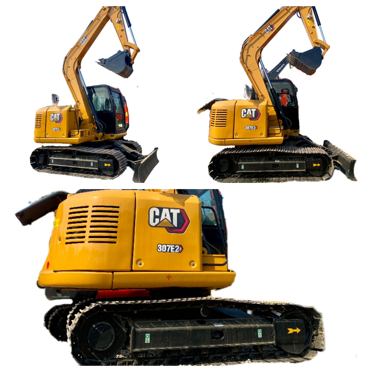 Original Construction Equipment CAT307E2 agricultural excavator 7ton small excavator cat307e2 used digger on cheap price