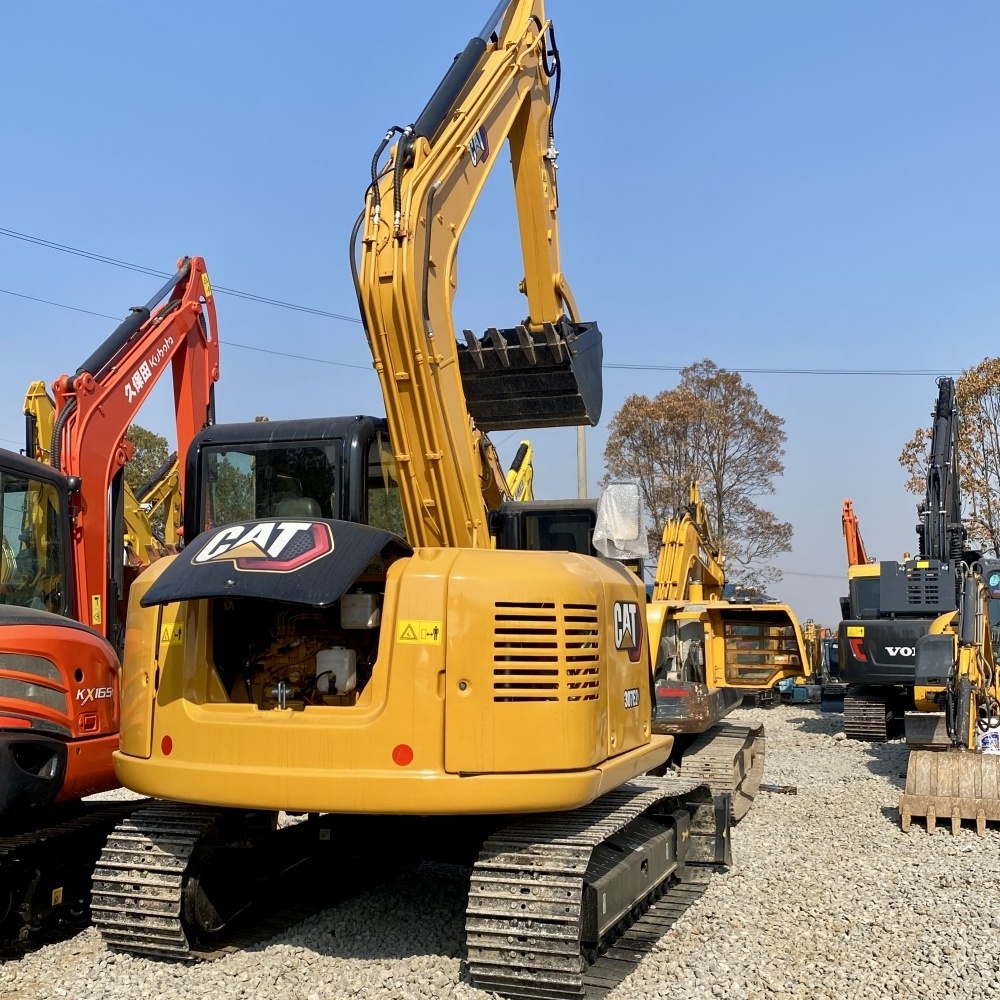 Original Construction Equipment CAT307E2 agricultural excavator 7ton small excavator cat307e2 used digger on cheap price