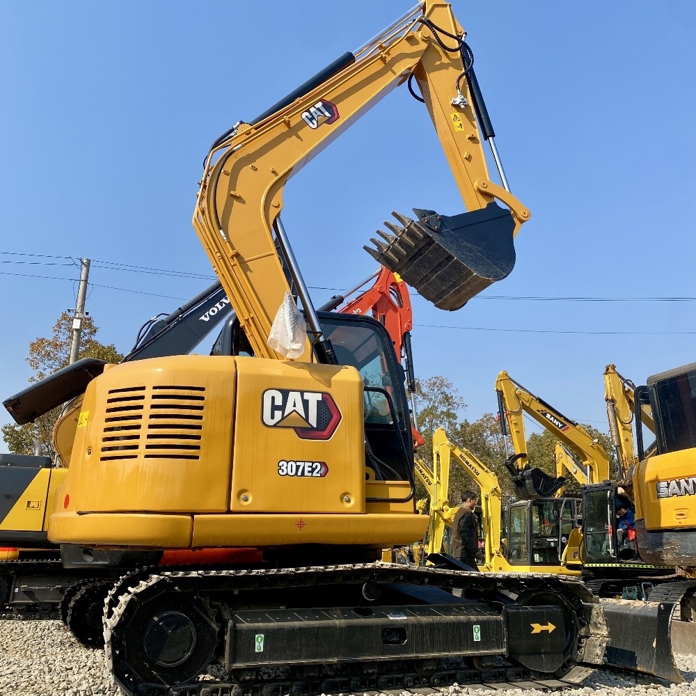 Original Construction Equipment CAT307E2 agricultural excavator 7ton small excavator cat307e2 used digger on cheap price