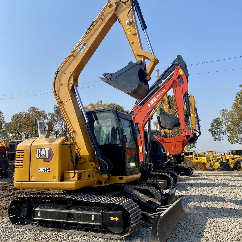 Original Construction Equipment CAT307E2 agricultural excavator 7ton small excavator cat307e2 used digger on cheap price