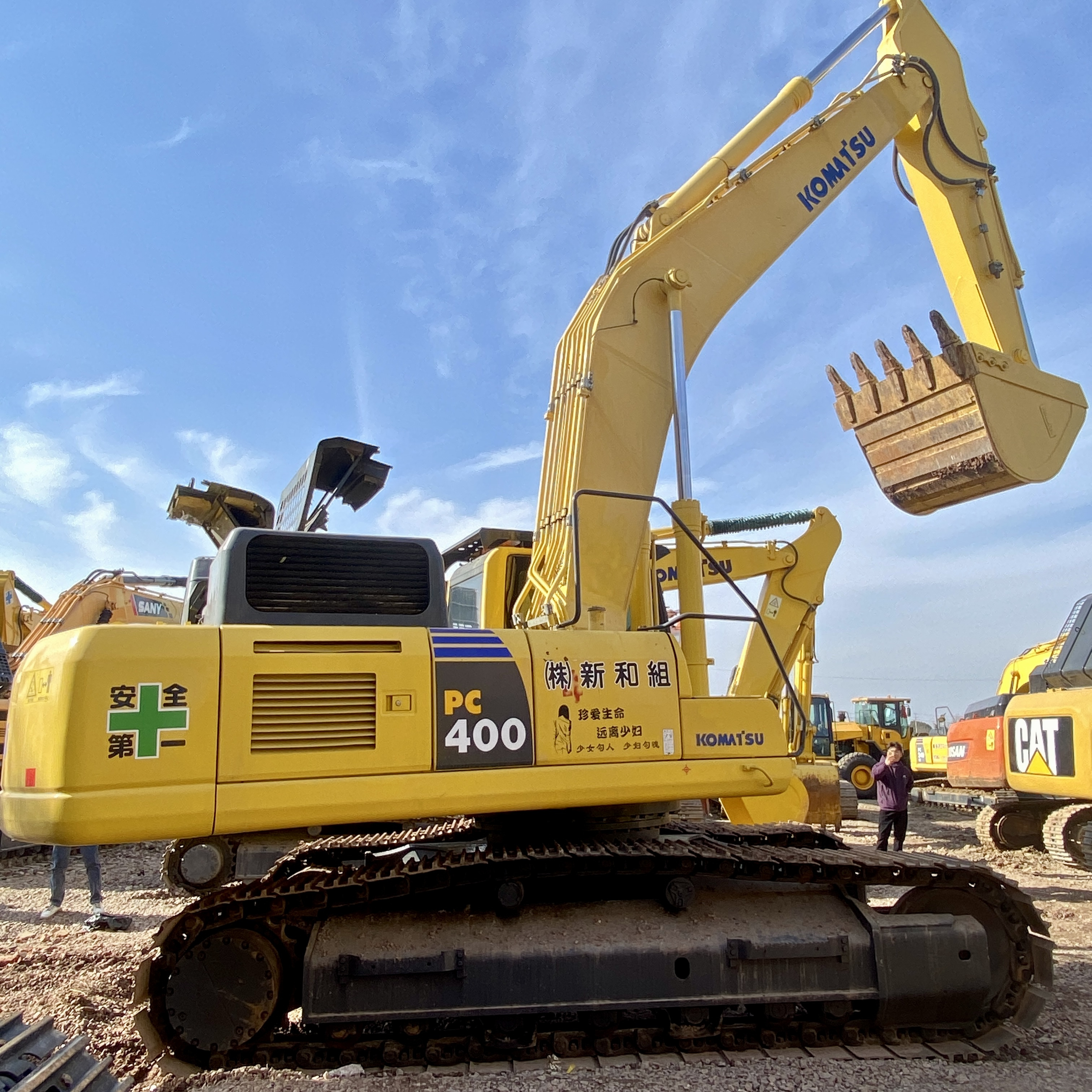 Komatsu PC450 Excavator Provided Cummins Used Engine Engineering Construction Machinery Kawasaki Used Engineering Machine Digger