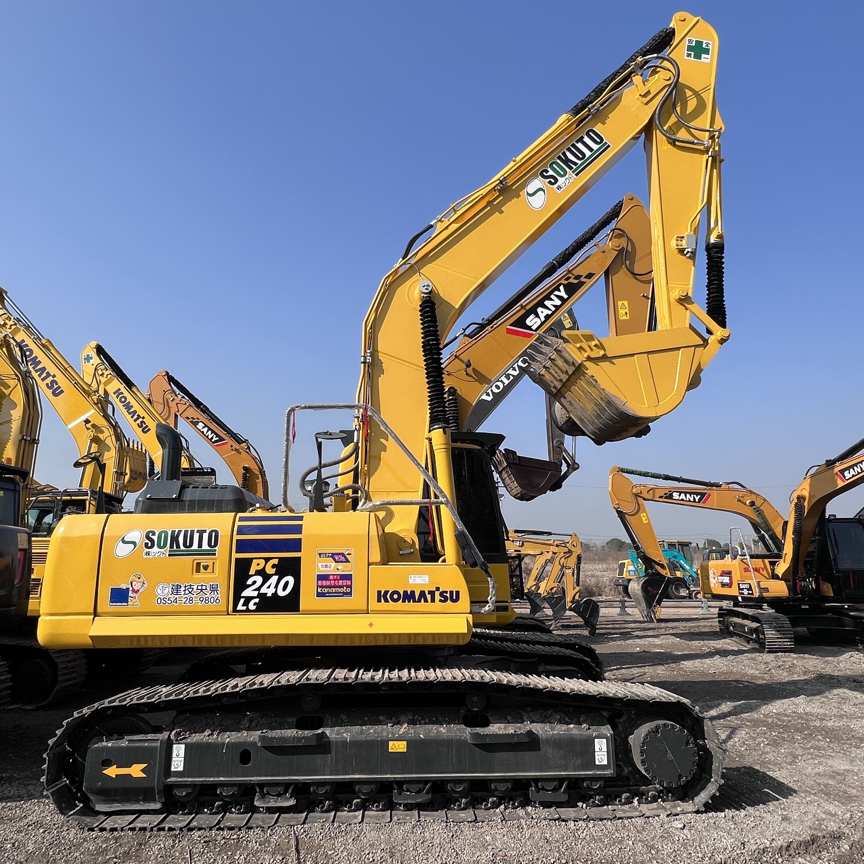 KOMATSU PC240lc Japan original 25ton excavator pc240lc earthmoving machine used digger Komatsu PC240LC japan excavator on sale