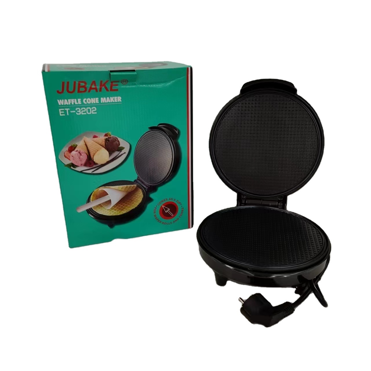 Muti-fuction Ceramic Stone Plate Portable Automatic Electric Pizza Base waffle maker machine