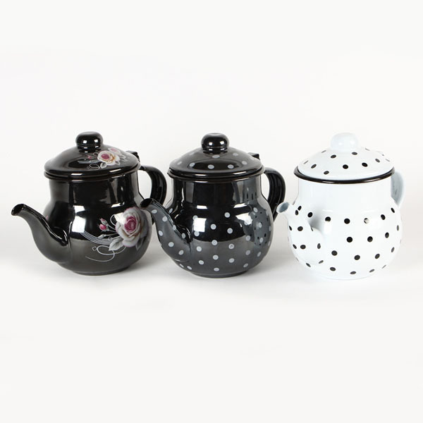 Cast Iron Enamel coating kettle/ enamel teapot