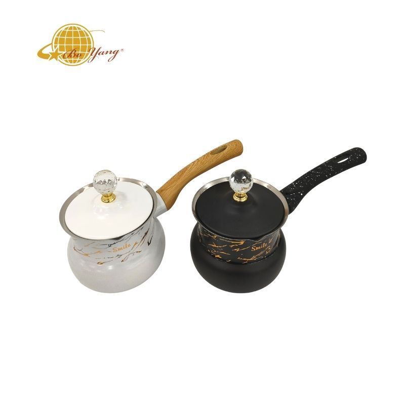 Turkish Arabic Greek New Fashion Black White Stainless Steel Coffee Tea Milk Pot Warmer Set