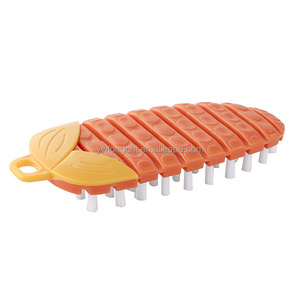 2023 Hot Kitchen Magic Bendable PP Cleaning Brush for Vegetable and Fruit Sink Washing Tools