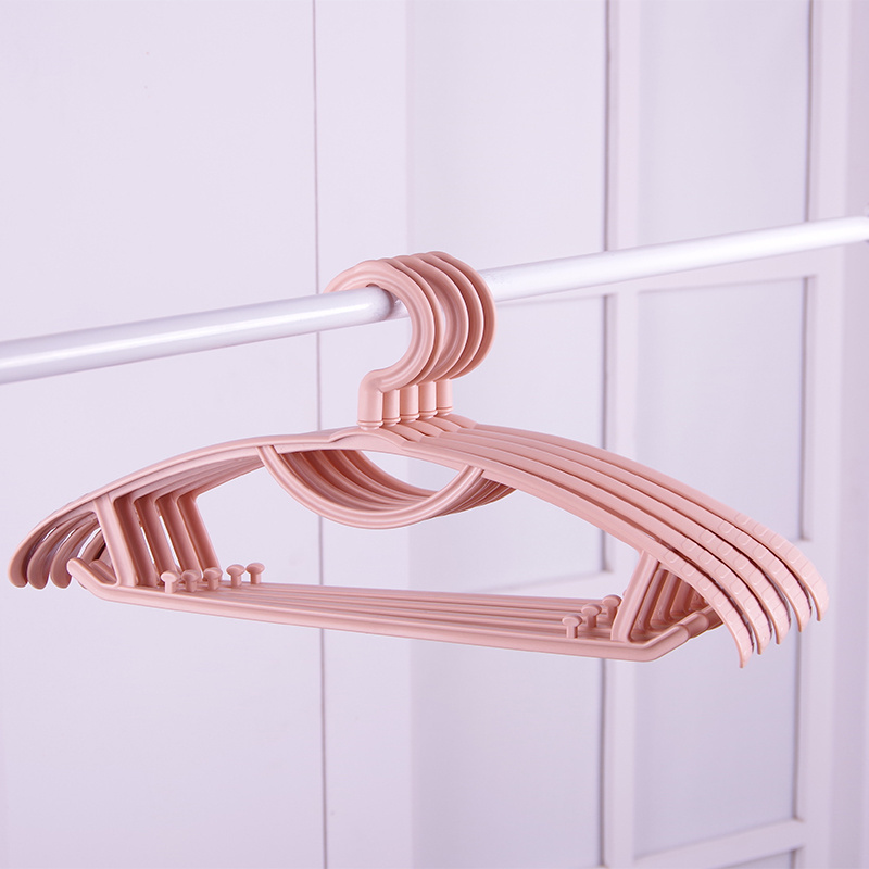 Hot sale Cheap non-slip clothes hangers household plastic pants multifunctional clothes hanger for garment