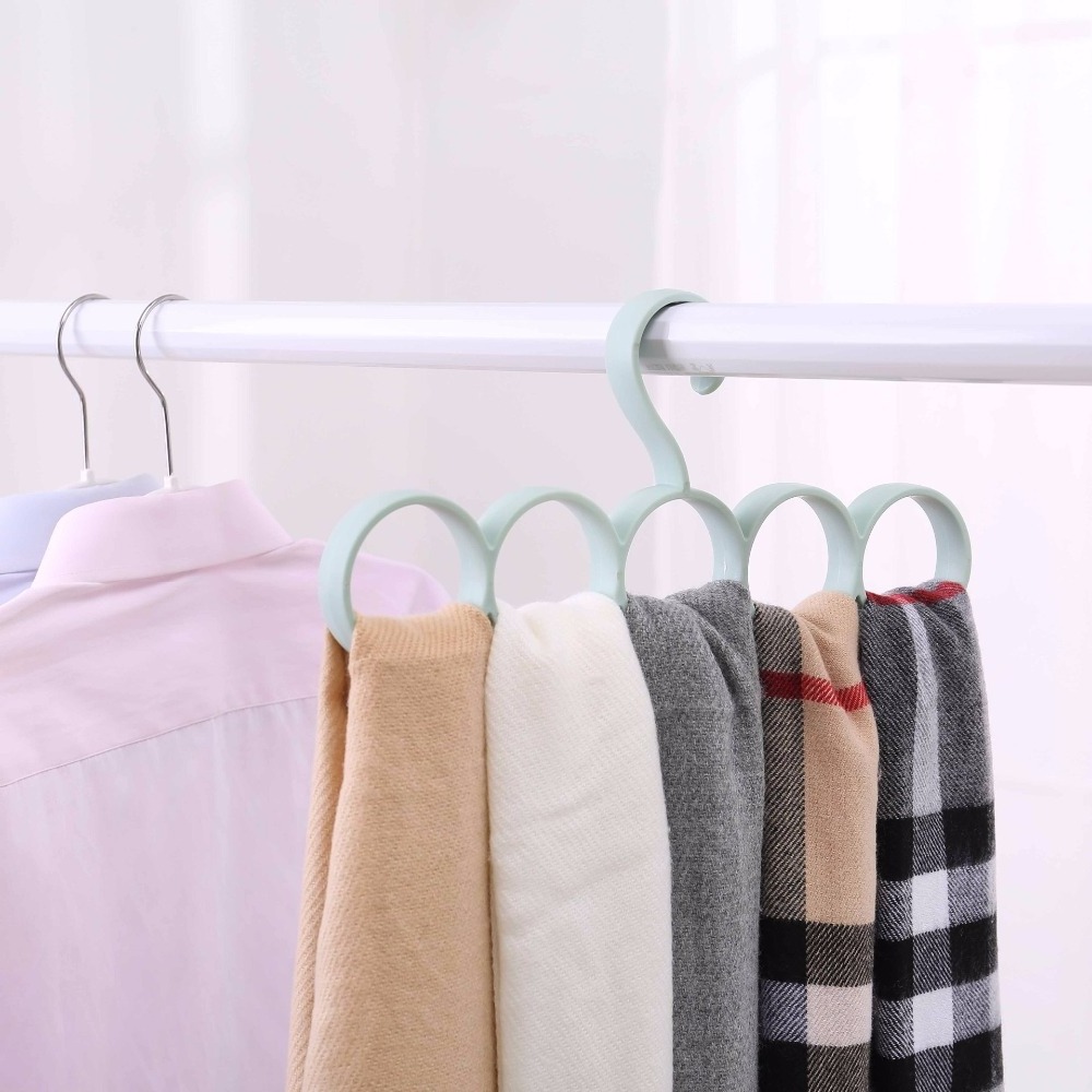 multi-functional scarf hanger plastic scarves hanger rack