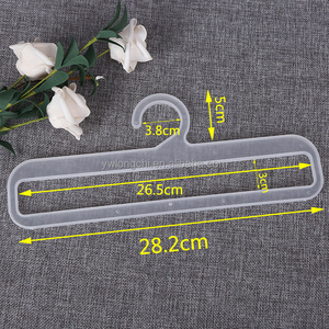 2023 Factory Supermarket Hanger Plastic Transparent Towel Hanger  Hijab Shawl Scarf Hanger