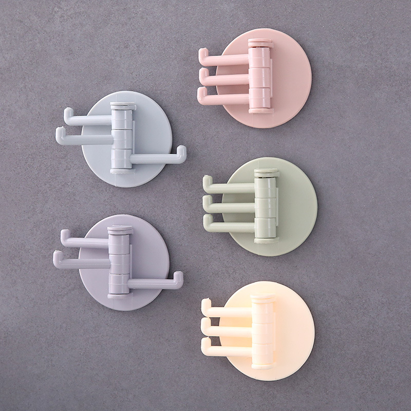 New and fashion Wall Bathroom Hook plastic Self Adhesive Hanger Hooks