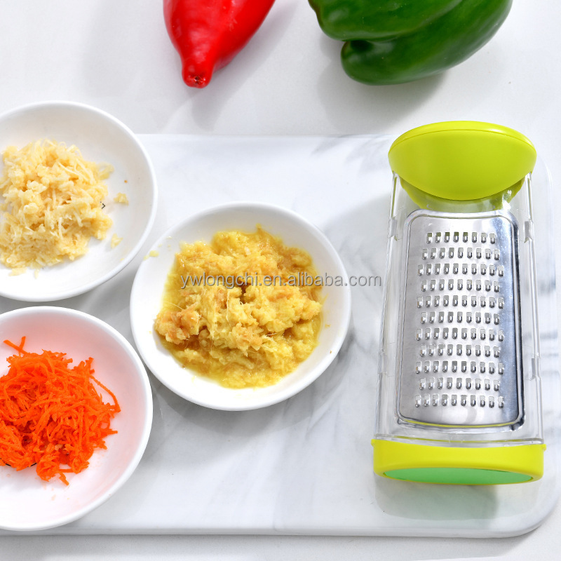 2023 New Fashion Kitchenware Tools Manual Vegetable Chopper Spice Grinder Ginger Garlic Grater with Scale