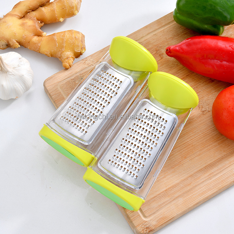 2023 New Fashion Kitchenware Tools Manual Vegetable Chopper Spice Grinder Ginger Garlic Grater with Scale