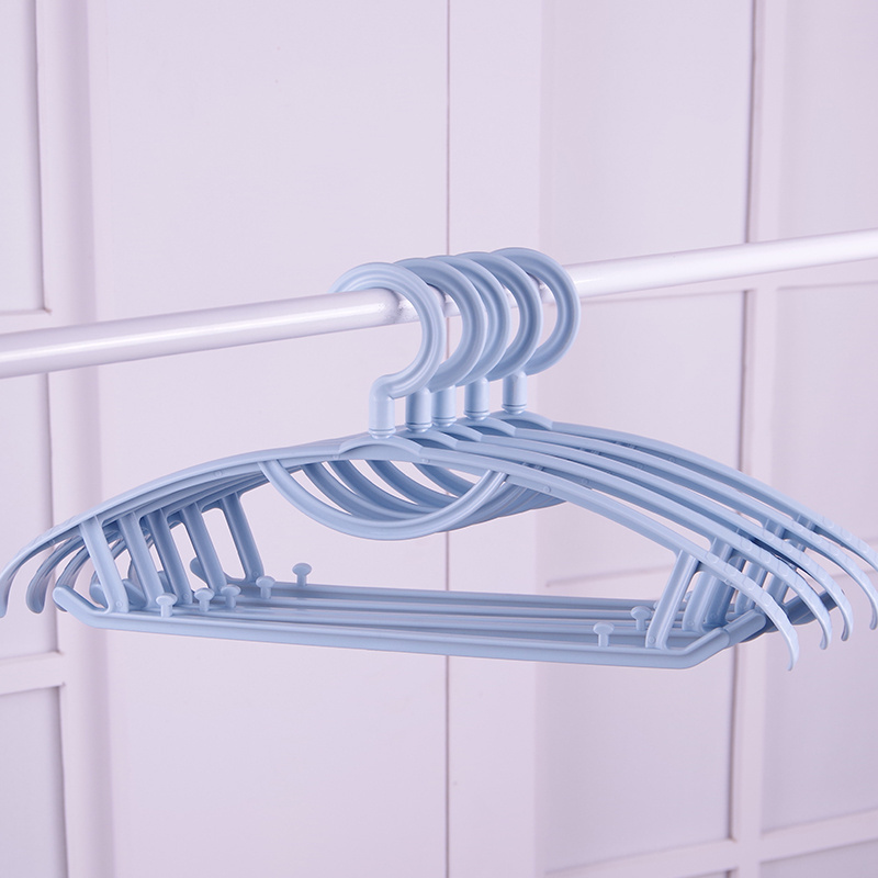 Hot sale Cheap non-slip clothes hangers household plastic pants multifunctional clothes hanger for garment