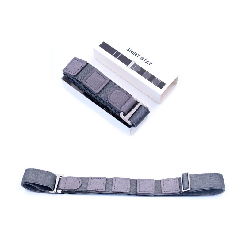 Fashion Classic Elastic Belt 3.0cm with leather patches inside the ribbons.