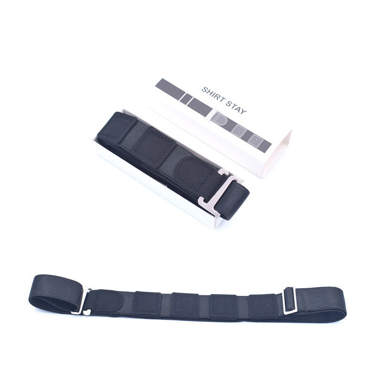 Fashion Classic Elastic Belt 3.0cm with leather patches inside the ribbons.