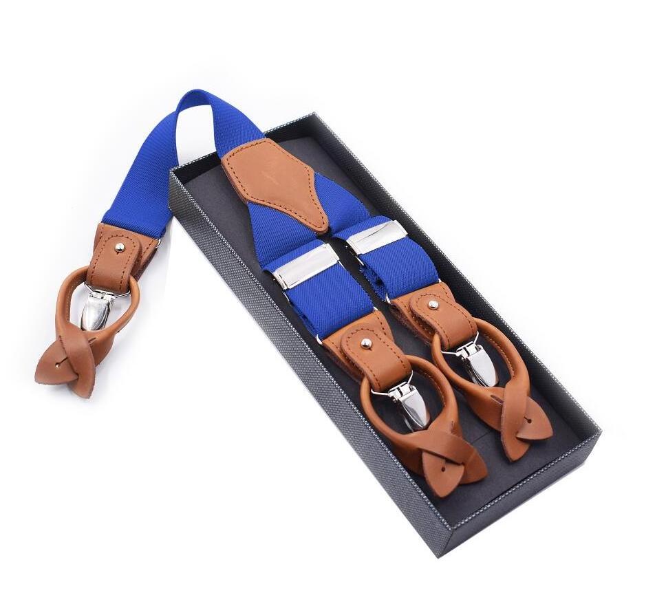 Factory Hot Sale Dual Clips Braces Suspenders Mens Suspenders