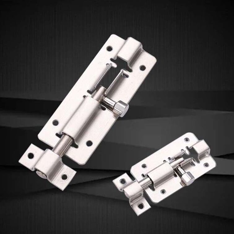 Stainless Steel Bolt Door Lock Latch Slide for Home Security Toilet Bathroom Toilet Garden Gate Shed Doors